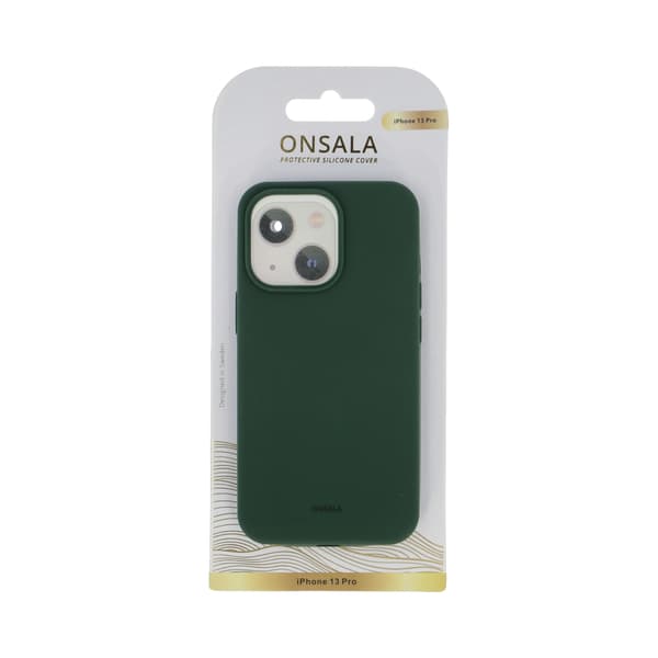 Mobildeksel Silikon Olive Green - iPhone 13 Pro