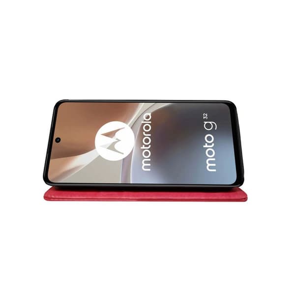 Lompakkokotelo 3-kortti Motorola Moto G32 - Vaaleanpunainen