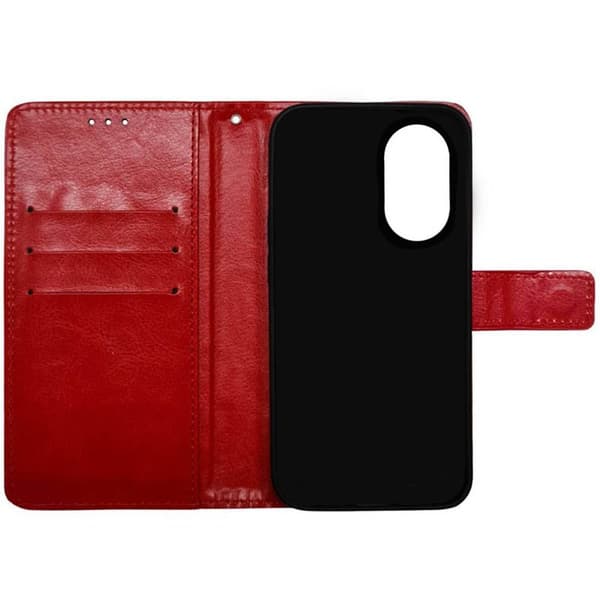 Mobil lommebok 3-kort Motorola Moto G22 - Rød