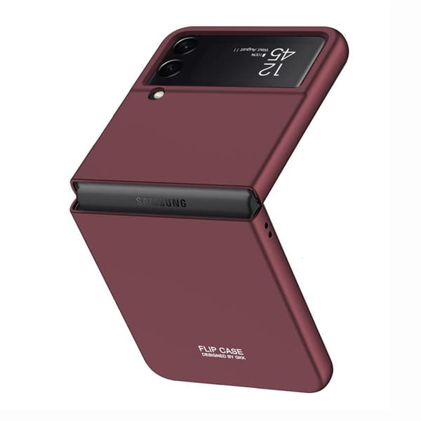 Kova kuori Samsung Galaxy Z Flip 4 - Tummanvioletti