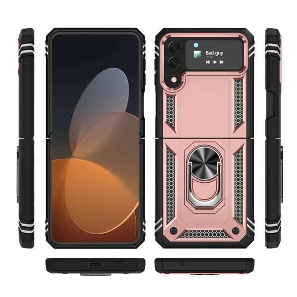 Sergeant Ring kotelo Samsung Galaxy Z Flip 4 - Ruusu