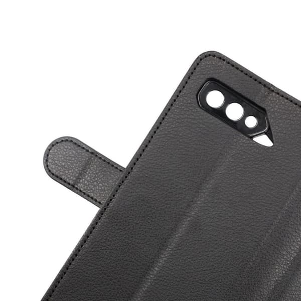 Asus ROG Phone 5s Plånboksfodral med Stativ - Svart