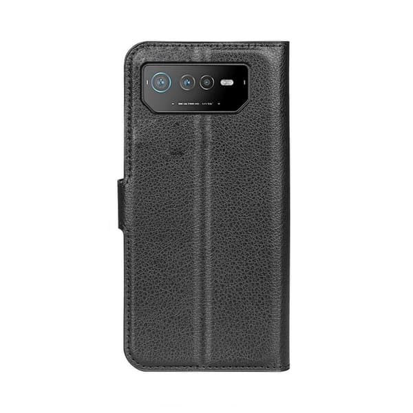 Asus ROG Phone 6 Plånboksfodral med Stativ - Svart