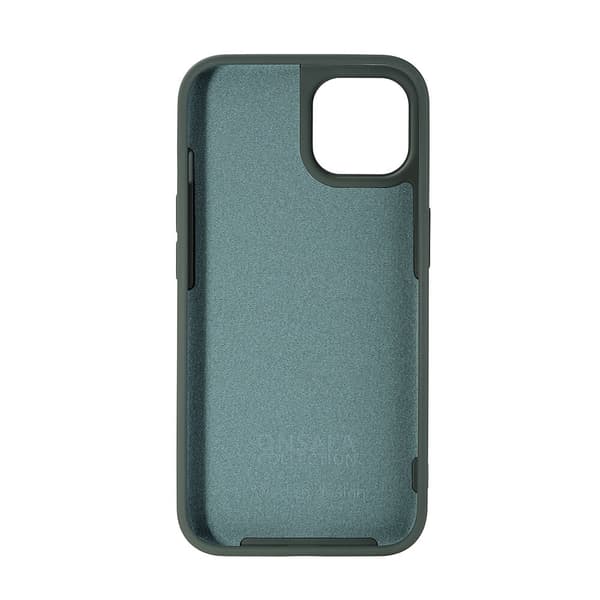 ONSALA iPhone 14 / 13 Mobilskal Silikon Olivgrön