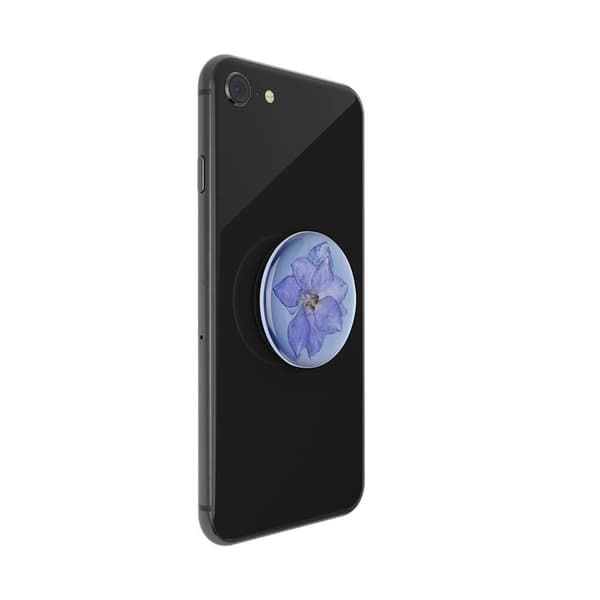 PopSockets Avtagbart Grip Ställfunktion Premium Pressed Flower Larkspur