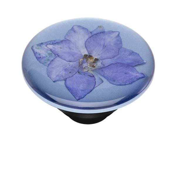 PopSockets Avtagbart Grip Ställfunktion Premium Pressed Flower Larkspur