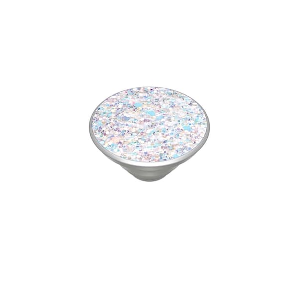 PopSockets Avtagbart Grip med Ställfunktion Premium Sparkle Snow White