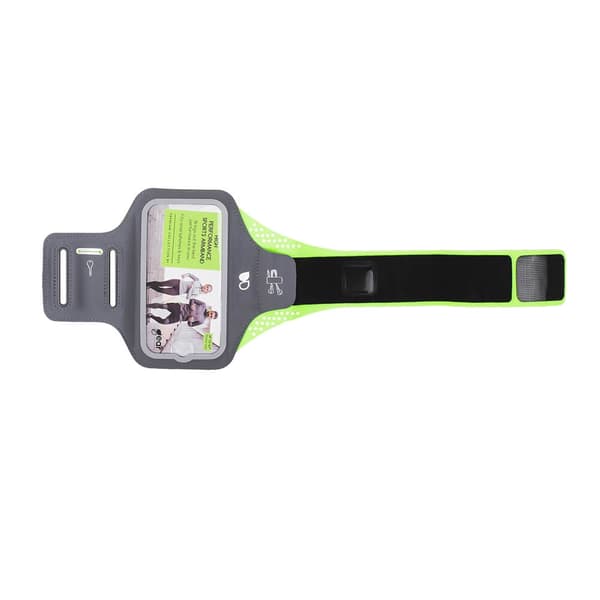 GEAR Sportarmband Premium Universal Small 5" Grå/Gul