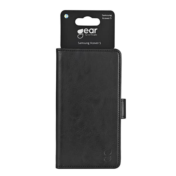 GEAR Samsung Xcover 5 Fodral Läder Svart