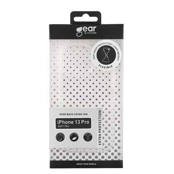 GEAR iPhone 13 Pro Skal TPU Transparent