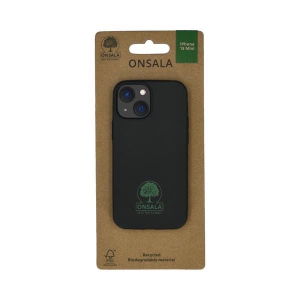 ONSALA iPhone 13 Mini Mobilskal ECO Svart