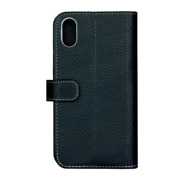 ONSALA iPhone X/Xs Fodral Äkta Läder Marinblå
