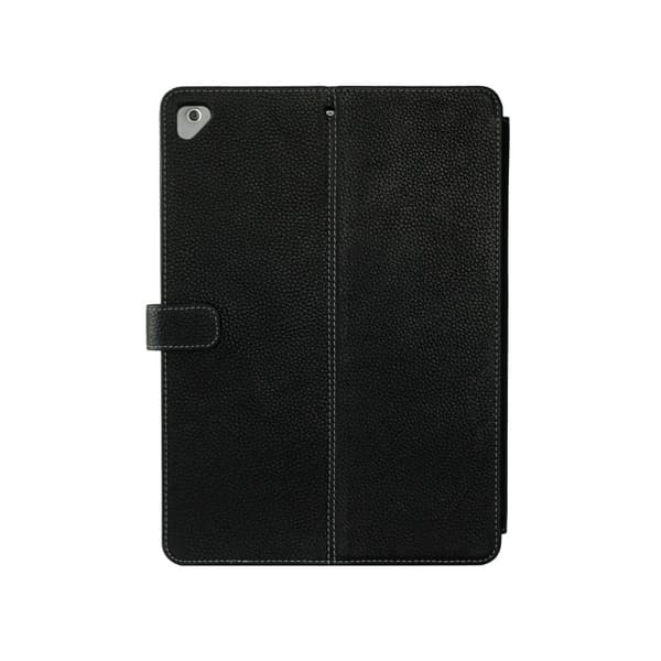 ONSALA iPad 9.7 2017/2018 Fodral Äkta Läder Svart