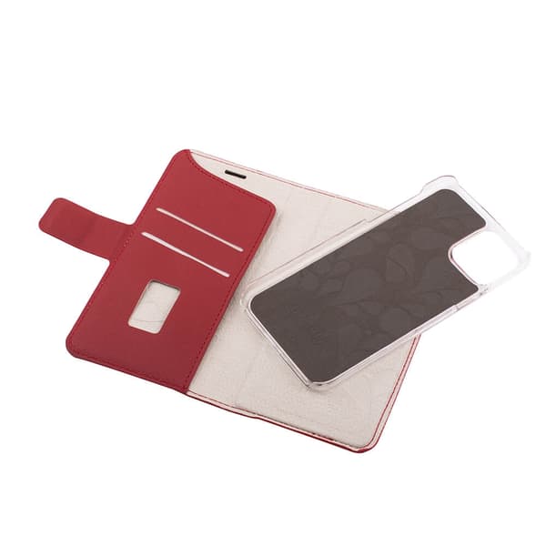 ONSALA iPhone 11 Pro 2in1 Magnet Fodral / Skal Saffiano Red