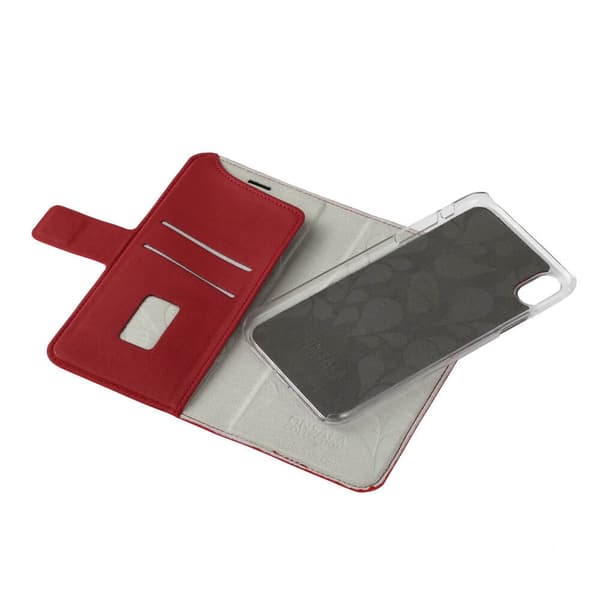 ONSALA iPhone XR 2in1 Magnet Fodral / Skal Saffiano Red