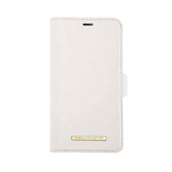 ONSALA iPhone 12 / 12 Pro 2in1 Magnet Fodral / Skal Saffiano White
