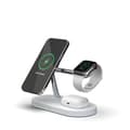 Miniatyrbild 2 av 6: Tech-Protect 15W LED 3in1 Magnetisk MagSafe Laddare Vit