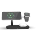 Miniatyrbild 7 av 11: Tech-Protect 15W 3in1 LED Magnetisk MagSafe Laddare Svart