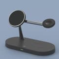 Miniatyrbild 9 av 11: Tech-Protect 15W 3in1 LED Magnetisk MagSafe Laddare Svart