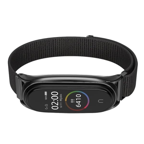 Tech-Protect Xiaomi Mi Smart Band 5 / 6 Nylon Armband Svart