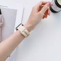 Miniatyrbild 4 av 5: Apple Watch 41/40/38 mm Armband Silikon Khaki