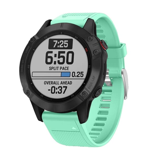 Sport Silikon Armband Garmin Cyan