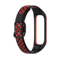 Miniatyrbild 3 av 5: Samsung Galaxy Fit 2 SM-R220 Armband Ihåligt Silikon Svart/Röd