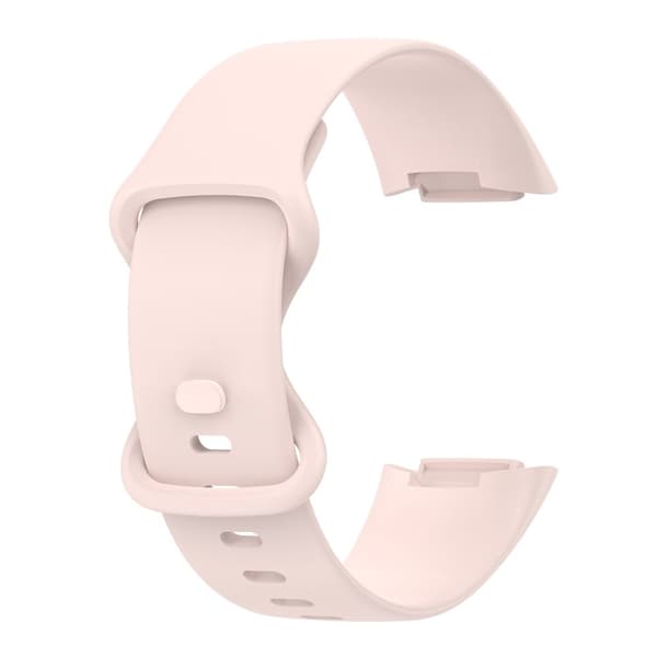 Fitbit Charge 6 / 5 Armband TPU (S) Ljus Rosa