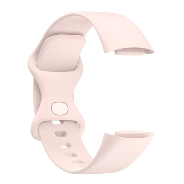 Fitbit Charge 6 / 5 Armband TPU (S) Ljus Rosa