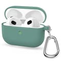 Miniatyrbild 1 av 6: AirPods 3 Skal Silikon Med Krok Grön