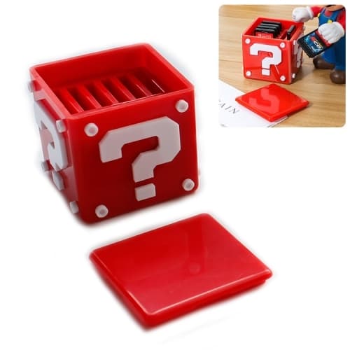 Nintendo Switch 12 in 1 Box Spel/Kort Hållare Röd