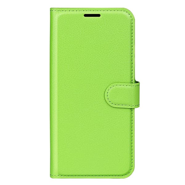 Sony Xperia 10 IV Fodral Litchi Läder Grön