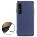 Miniatyrbild 2 av 3: Sony Xperia 1 IV Skal Äkta Läder Hybrid Blå
