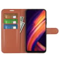 Miniatyrbild 5 av 6: Motorola Edge 30 Pro Fodral Litchi Textur Brun