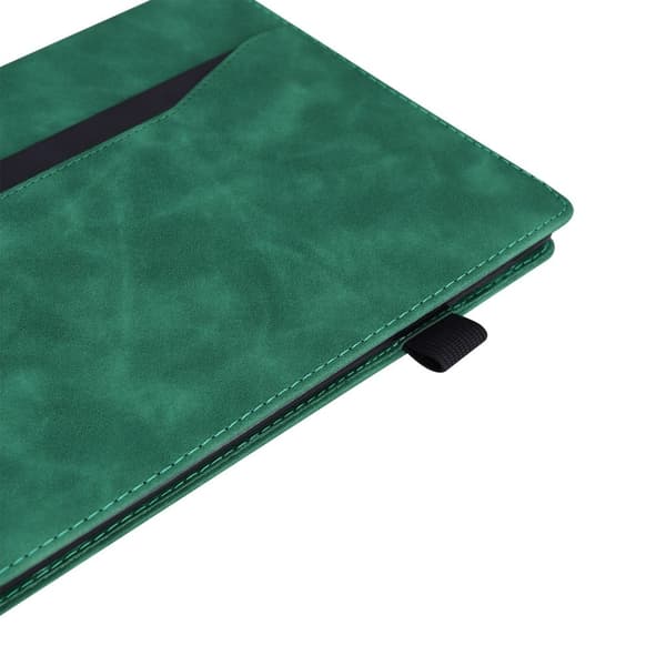 Lenovo Tab M10 Plus Gen 3 Fodral Frontficka Och Pennhållare Grön