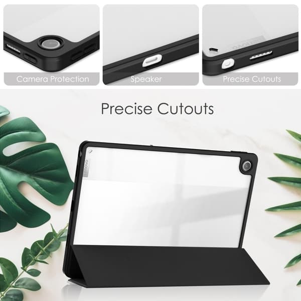 Lenovo Tab M10 Plus Gen 3 Fodral Tri-Fold Hybrid Svart
