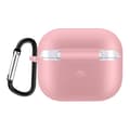 Miniatyrbild 3 av 3: AirPods 3 Skal Silikon Karbinhake Rosa