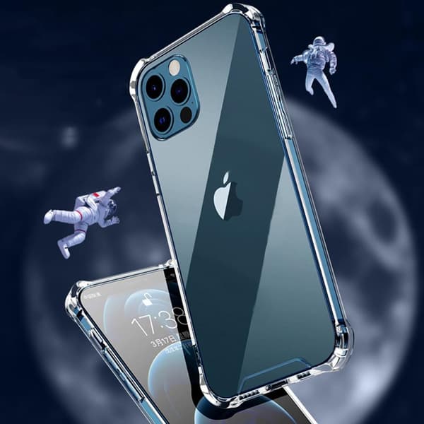 iPhone 14 Pro Skal - Stöttåligt Transparent