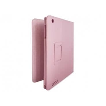 Skydd iPad 1/2/3 i läder med magnetstängning brunt surfplattafodral