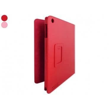 Skydd iPad 1/2/3 i läder med magnetstängning brunt surfplattafodral