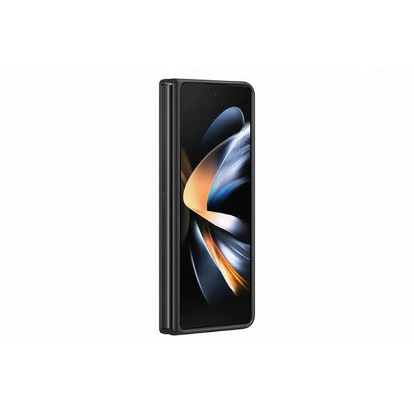 Samsung Original Galaxy Z Fold 4 Cover Leather Cover Sort