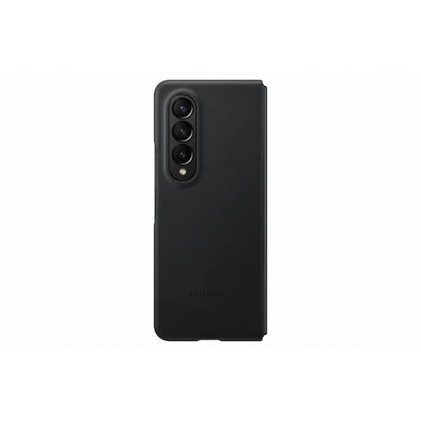Samsung Original Galaxy Z Fold 4 Cover Leather Cover Sort
