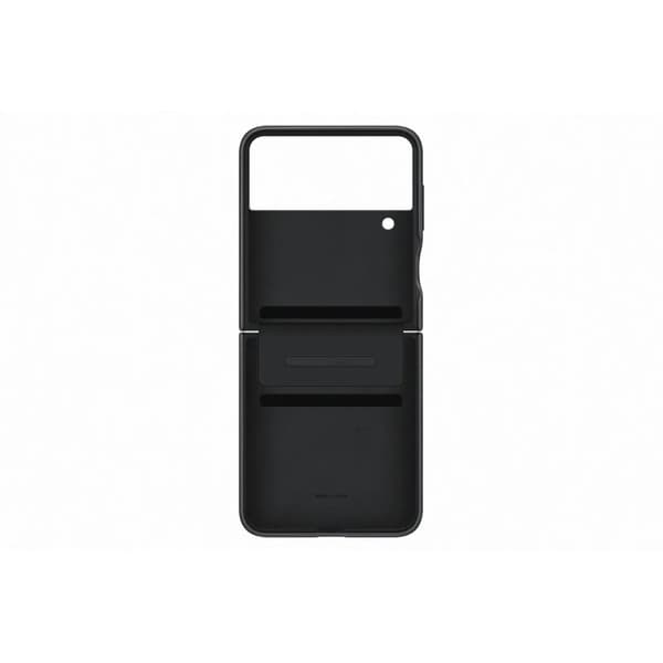 Samsung Original Galaxy Z Flip 4 Kuori Flap Leather Cover Musta