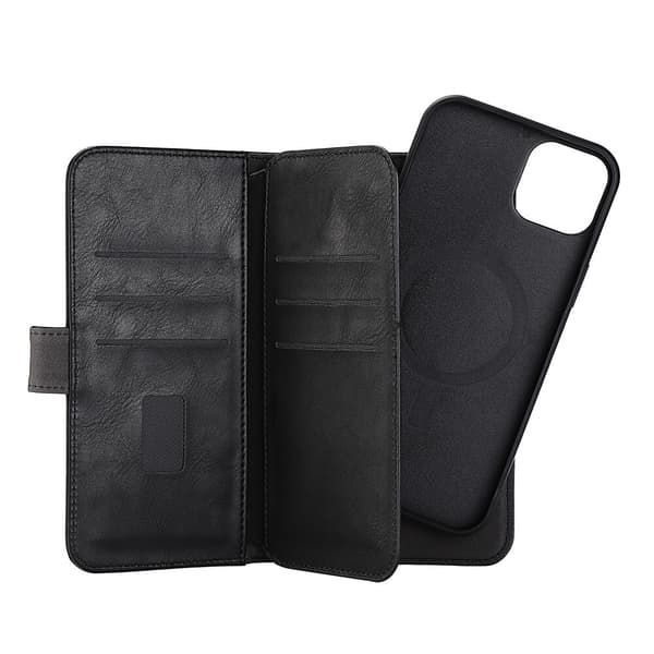 Wallet 2-i-1 7 Kortrom MagSeries Sort - iPhone 14 Plus