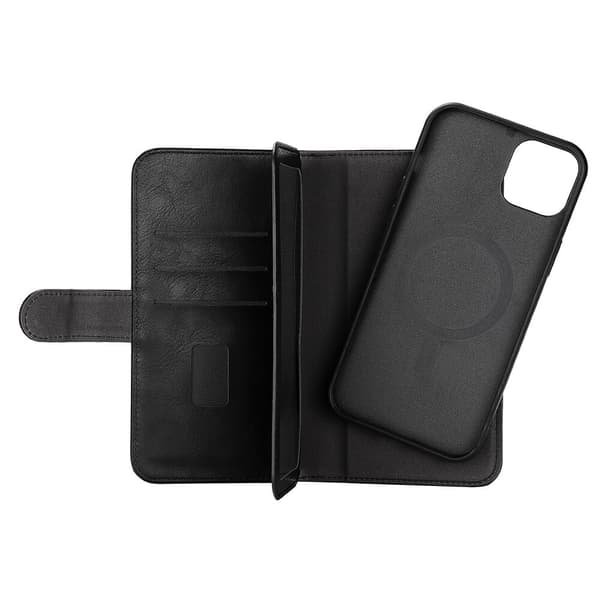 Wallet 2-i-1 7 Kortrom MagSeries Sort - iPhone 14 Plus