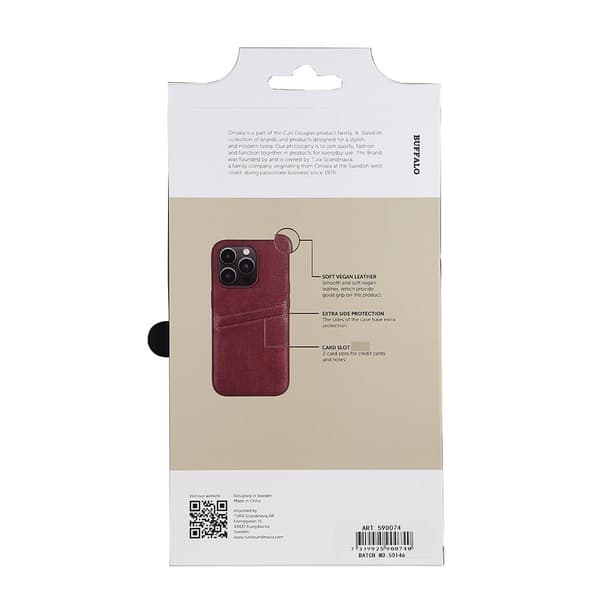 Mobilskal PU Brun - iPhone 14 Pro
