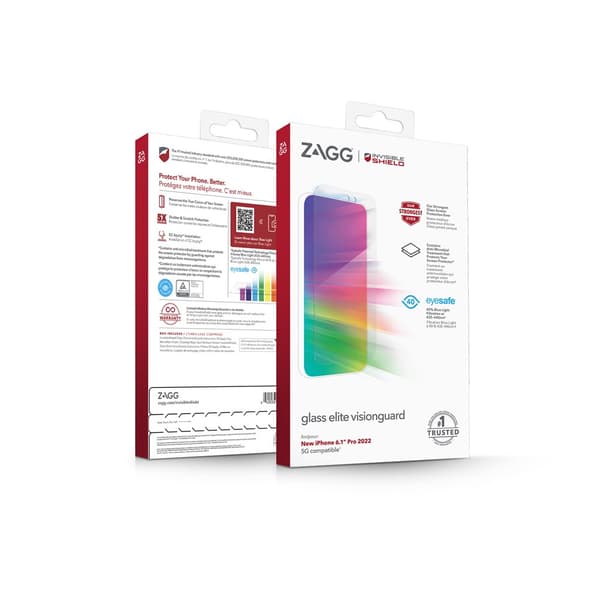 ZAGG InvisibleShield iPhone 14 Pro Näytönsuoja Glass Elite VisionGuard
