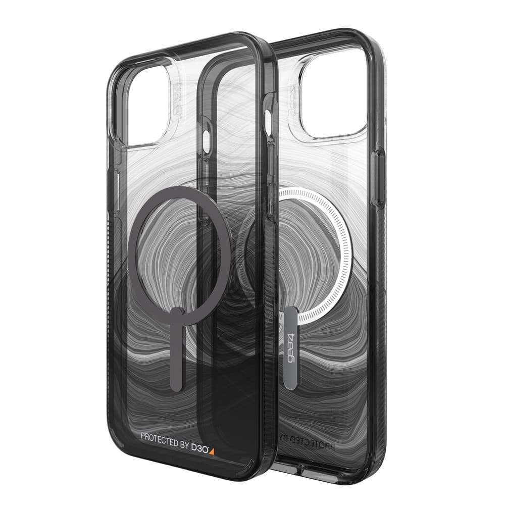 Gear4 iPhone 14 Plus Skal Milan Snap Black Swirl