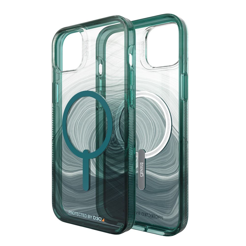 Gear4 iPhone 14 Plus Skal Milan Snap Green Swirl