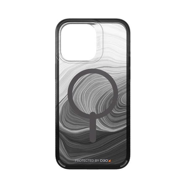 Gear4 iPhone 14 Pro Max Kuori Milan Snap Black Swirl